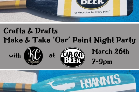 Crafts & Drafts: Make & Take ‘Oar’ Paint Night Party
